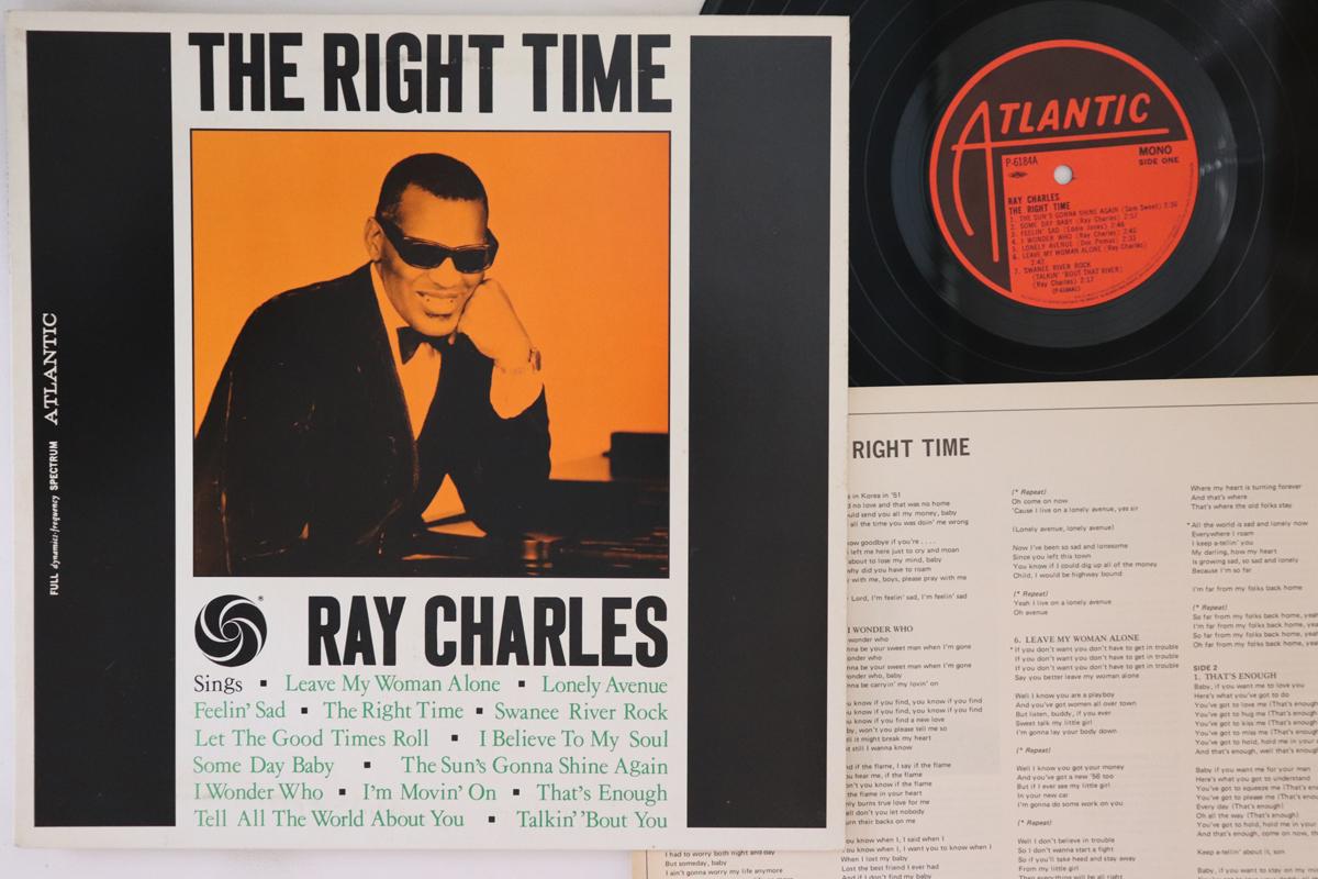 

LP Record RAY CHARLES - Right Time P6184A ATLANTIC 1980 Japan Soul/Funk