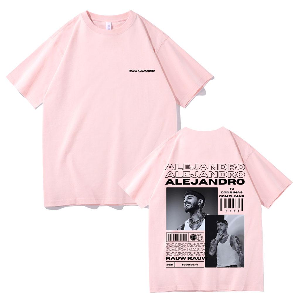 Rauw Alejandro Todo De Ti Album Print T Shirt Unisex Hip Hop Oversized Tshirt Male Cotton Tshirts Unisexs Fashion Vintage Streetwear