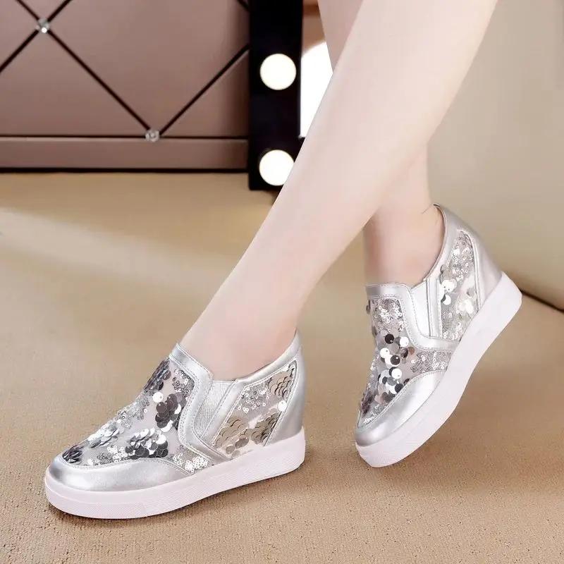Casual Stylish Wedge Mesh Breathable Ladies Footwear New Arrival 2025 Offers 39 Deals Walking High Quality Light Women's Shoes