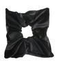 VINGTAINE Square Velvet Shiny Hair Adds and Casual Hair Accessory Scrunchie, Classic, Elegant, Scrunchie, Volume, Simple, Style, HS-165-BLACK