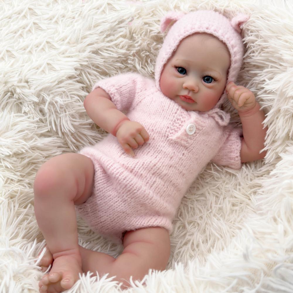 So Truly Like Reborn Babies Dolls Lali Soft Cloth Body Bebe Newborn Doll Lively Poseable Real Life Simulation Dolls Accompany Toy for Kid 3+ Years Old