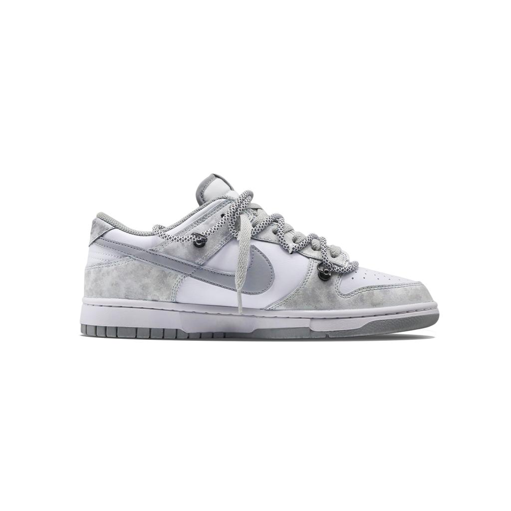 Nike Dunk Horse Year Limited, White Moon Shadow Low top Skateboard Shoes Unisex Gray White HF5441-105(Team839V)