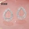 High-quality Craftsmanship Earrings 1 Pair Teardrop for Women, Chunky Stud Earrings, Special Occasion Gift Lightweight Drop Earring Jewelry