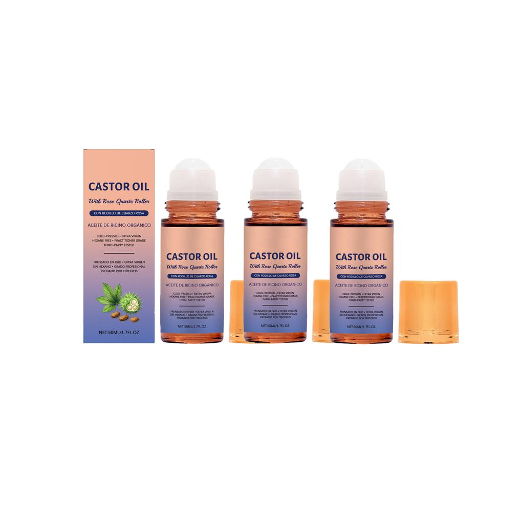 Oil Roller Ball for Hair Eyebrows Lashes Skin Moisturizing Natural Oil Roll