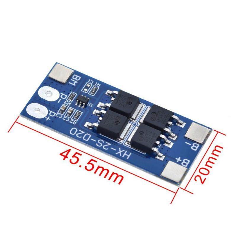 2S 10A 7.4V 18650 Lithium Battery Protection Board 8.4V Balanced Function/overcharged Protection
