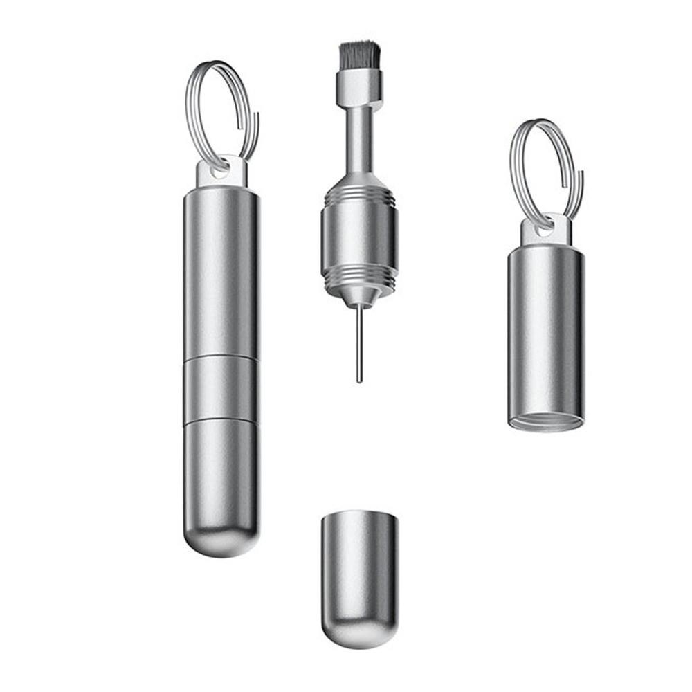 2 in 1 Keychain Ejecting Removal Needle Anti-Lost SIM Card Removal Tool  Phone Key Tool