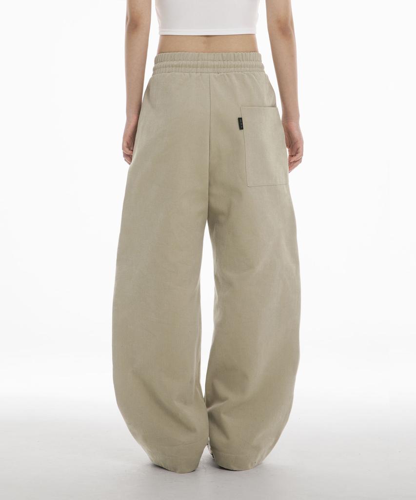 Paensyo 2Tuck Work Pants - Beige
