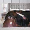 Michael Myers Halloween  Blankets  Picnic Flannel Throw Blanket For Couch Bed Soft Customized Quality Bedspread Birthday Gift