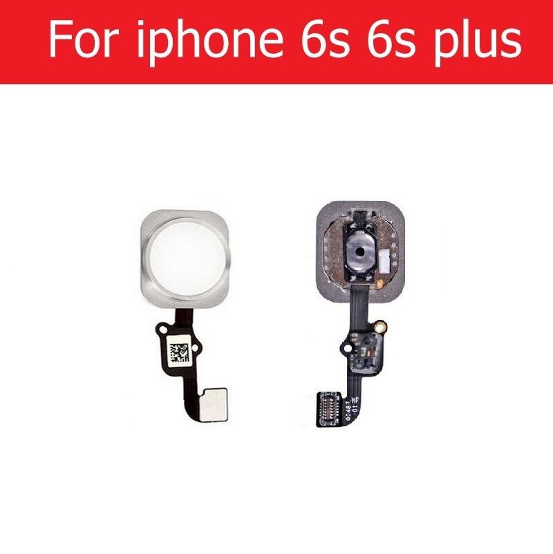 Conjunto de sensor de cabo flexível de botão home para iPhone 5S SE 6 6S Plus peças de reposição de telefone