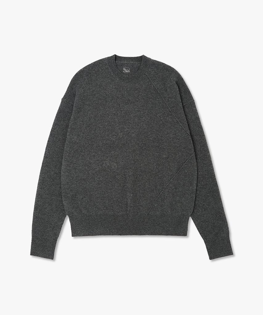 PLAC WOMEN Line Detail Knit Charcoal