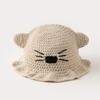 Breathable Women's Beanie Hats Knitted Bucket Hats Fashionable Mesh Beanies  Outdoor Wear