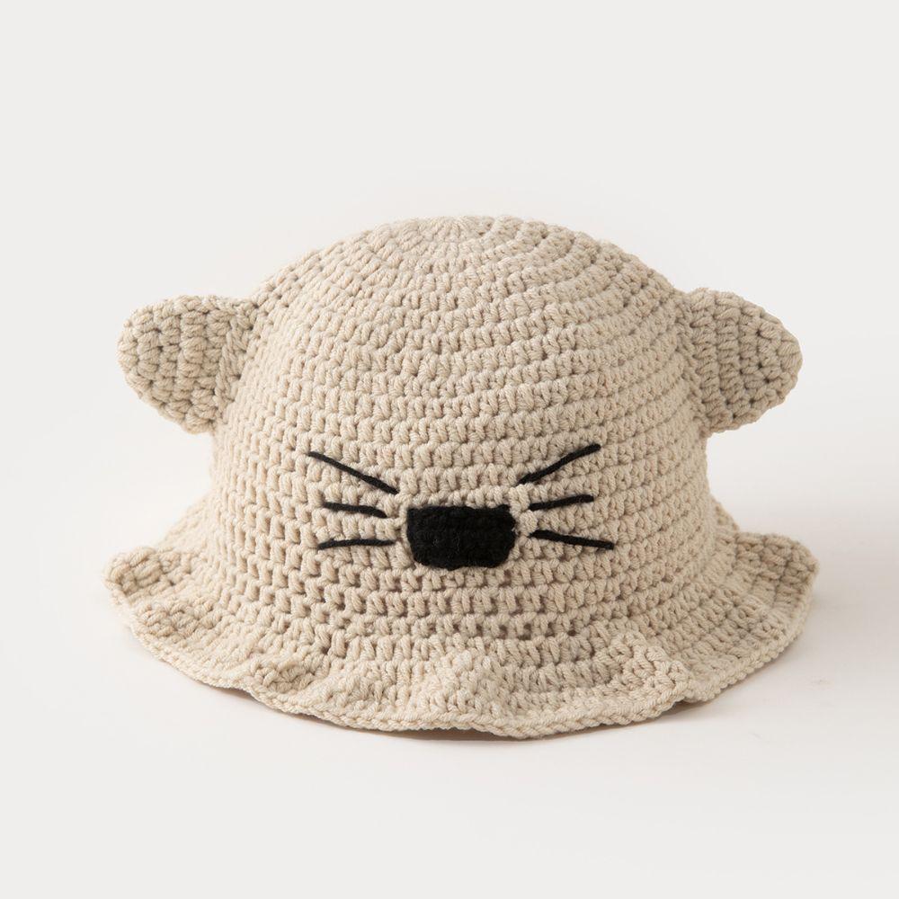 Breathable Women's Beanie Hats Knitted Bucket Hats Fashionable Mesh Beanies  Outdoor Wear