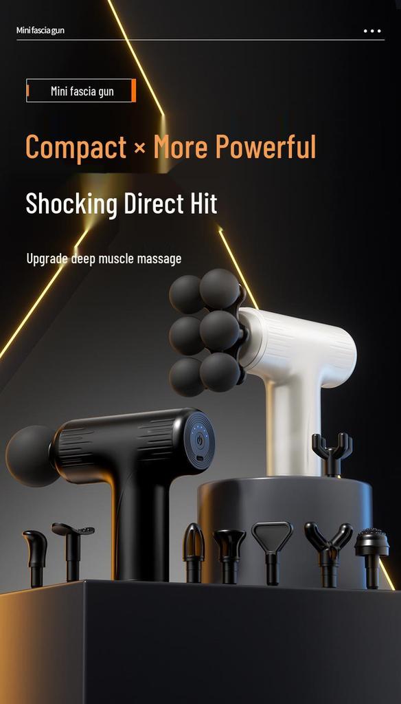 Mini Professional Grade Multi-Ball Portable Fascia Gun Massager