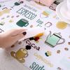 1 Roll Can Cut Table Mat Drawers Cabinet Shelf Liners Cartoon Cupboard Placemat Waterproof Oil Thickened Kitchen Stickers