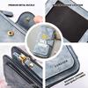 Sky High UFO Print Long Purse Multi Slot Card Holder Fashion Zipper Wallet for Daily Use
