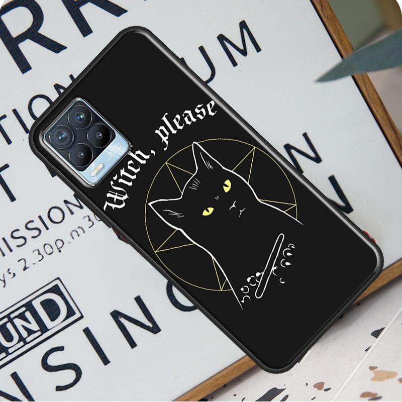 Carcasă din spate magică Witch Witchcraft pentru Realme 8i 8 Pro GT Neo 2 Master C15 C21 Coque pentru OnePlus 8T 9R Nord2 9 Pro