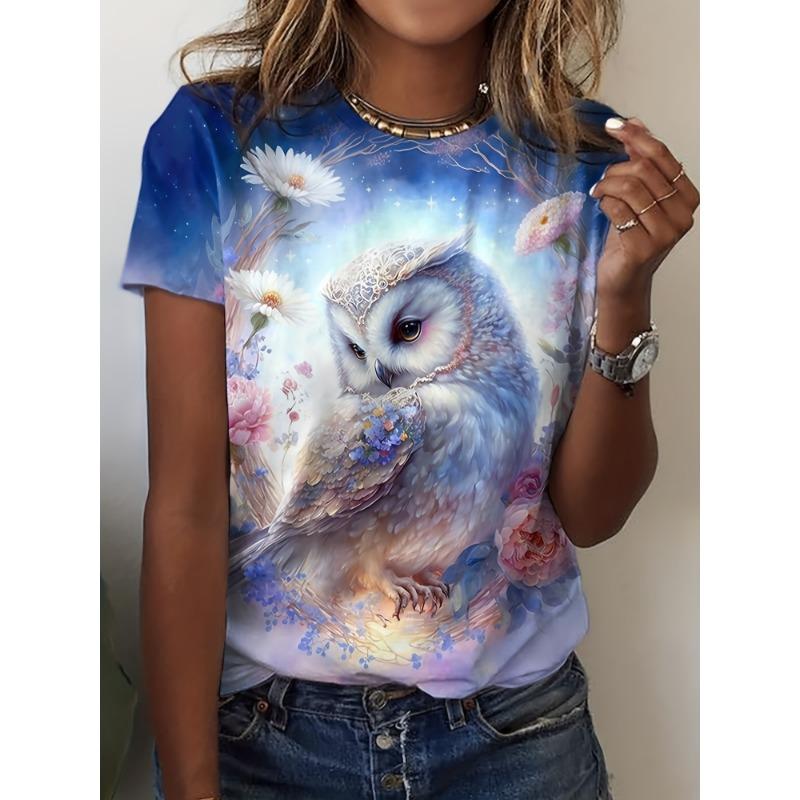 

Модная женская милая летняя футболка с рисунком из мультфильма «Животное-кошка» с 3D-принтом, женская уличная повседневная футболка Y2k с коротким рукавом и круглым вырезом 6XL