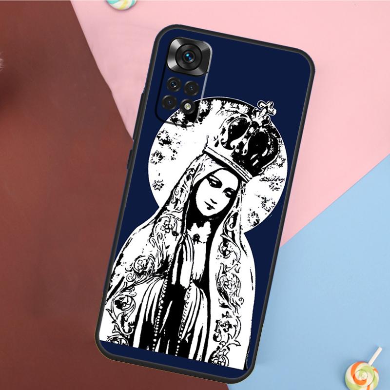 Immaculate Virgin Mary And Jesus Case For Xiaomi Redmi Note 11 Pro 11S 8 9 12 10 Pro 10S 9S Redmi 9 10 12C 9C 10C Back Cover