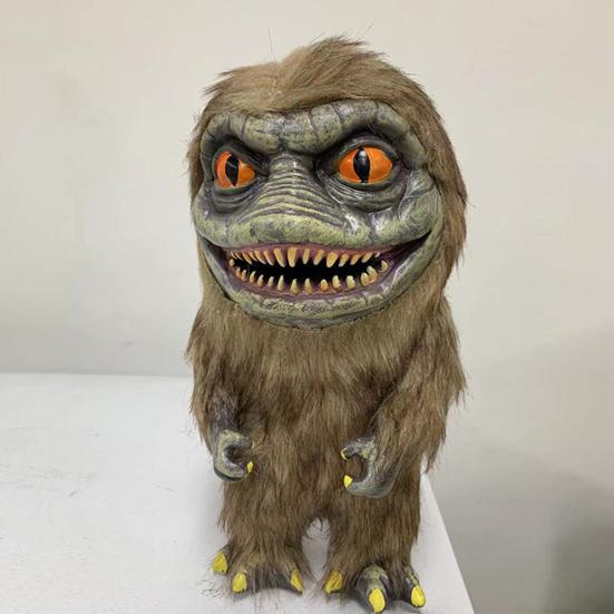 Critters Prop Doll Creative Horror Scary Festive Touch Big Eyes Mouth Halloween Ornament