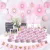 30Pcs Baby Shower Party Theme Keyring Elephant Shape Keychain Set Accessory