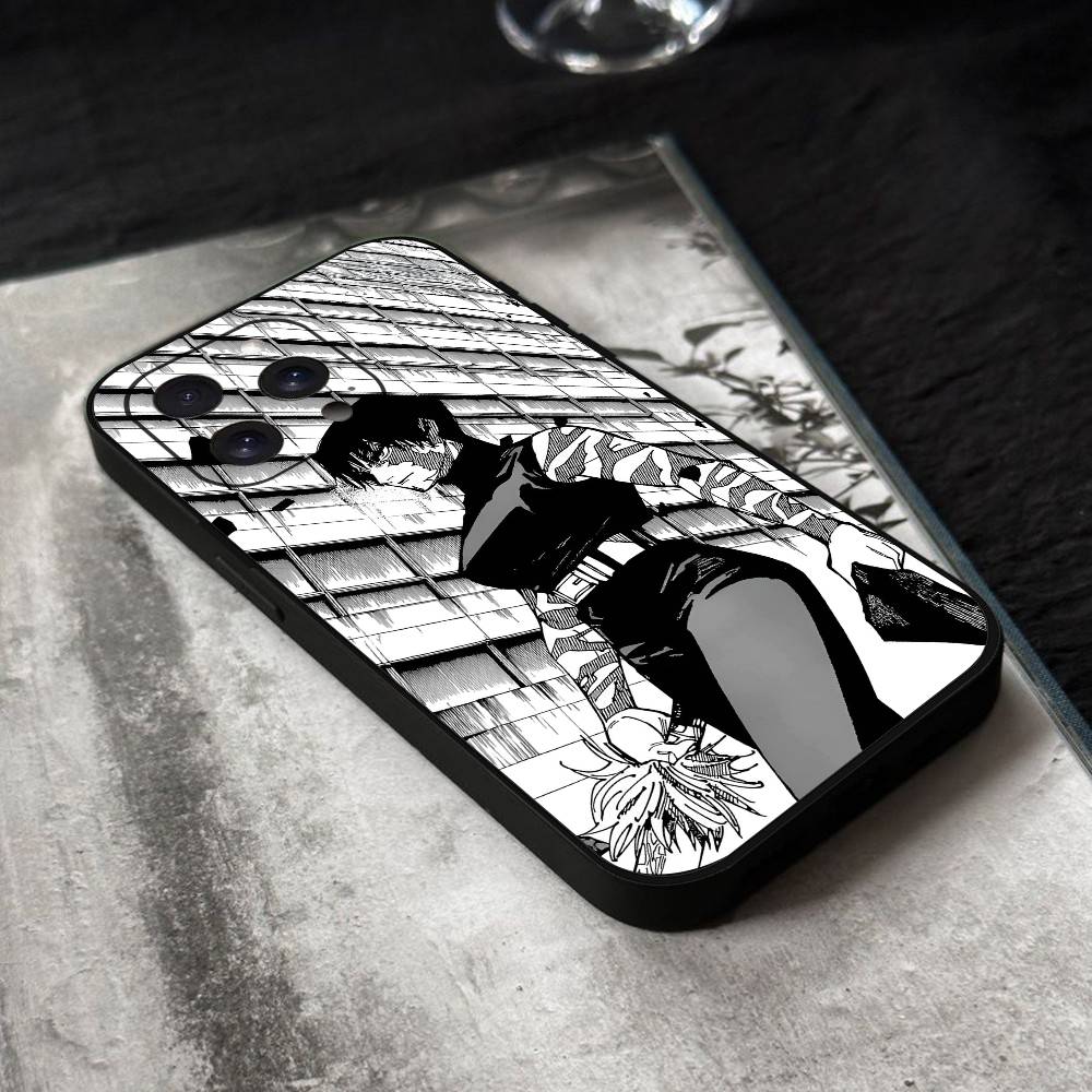 Maki Zenin Jujutsu Kaisen Anime Phone Case Black Silicone Soft Shell For IPhone 17 16 15 14 13 12 11 Air Pro Max Plus Hot Sale