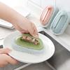 Sponge Brush Eraser Handle Grip Sink Pot Bowl Kitchen Cleaning Tool