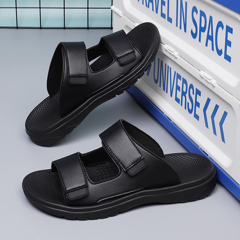 Herren Vintage Sandalen Bequeme Freizeit Hausschuhe für Strand, Outdoor und Zuhause