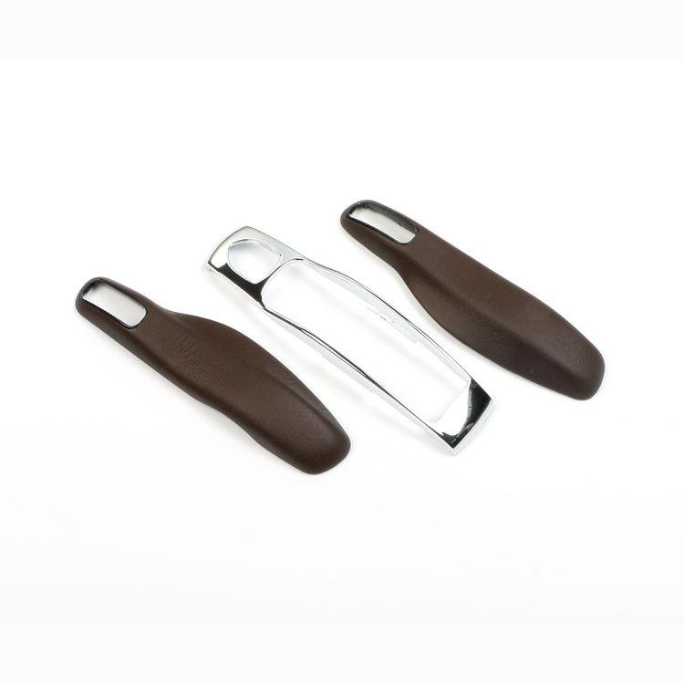 AABKT1 Leather Car Smart Key Cover Case Fob For Porsche 911 Macan Boxster Cayenne Panamera Taycan Cayman 971 9YA 718 Key Shell
