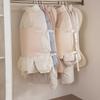Clothes Compressed Board Foldable Fabric Compression Storage Bags With Dust Cover Wardrobe Organizer Space-Saving Home
