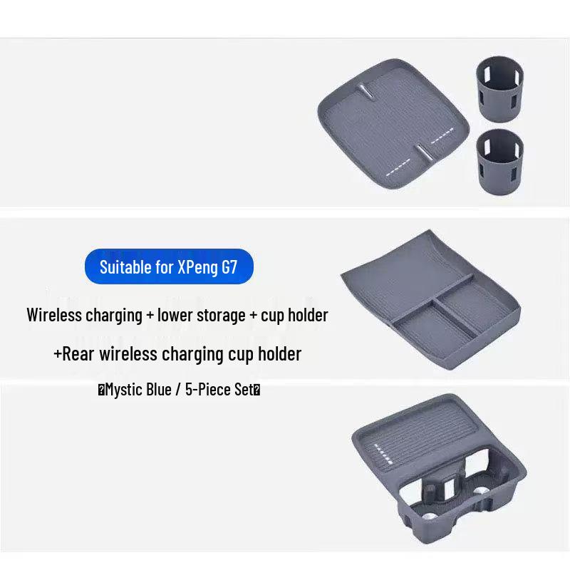 Xiaopeng G7 Central Console Scratch-Resistant Wireless Charging Pad & Storage Protector