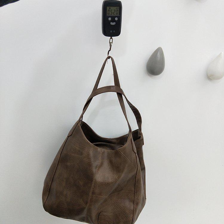 2024 Trendy Soft Leather Women's Large Capacity Crossbody Shoulder Bag - Versatile Korean Style Fashion Handbag