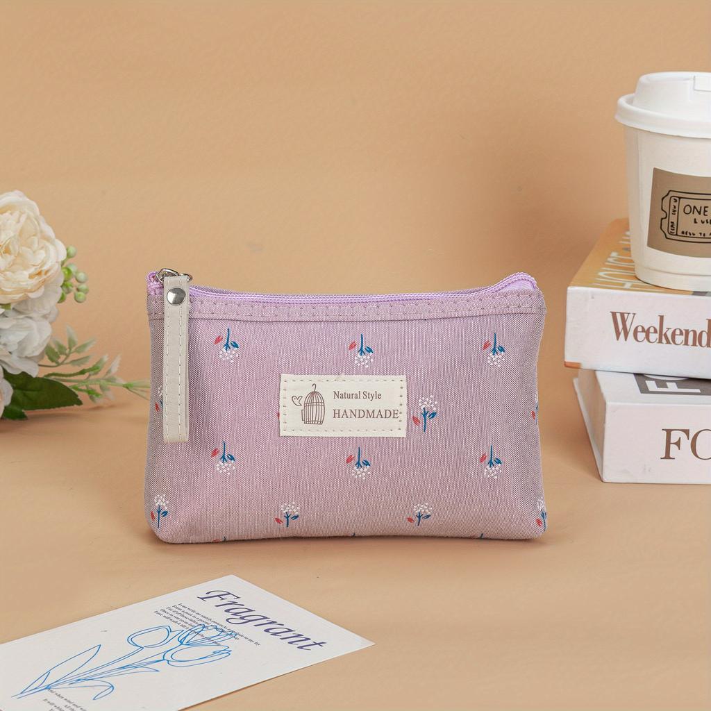 Printed Makeup Bag For Women Waterproof Portable Student Pencil Case, Travel Storage Toiletries Bag