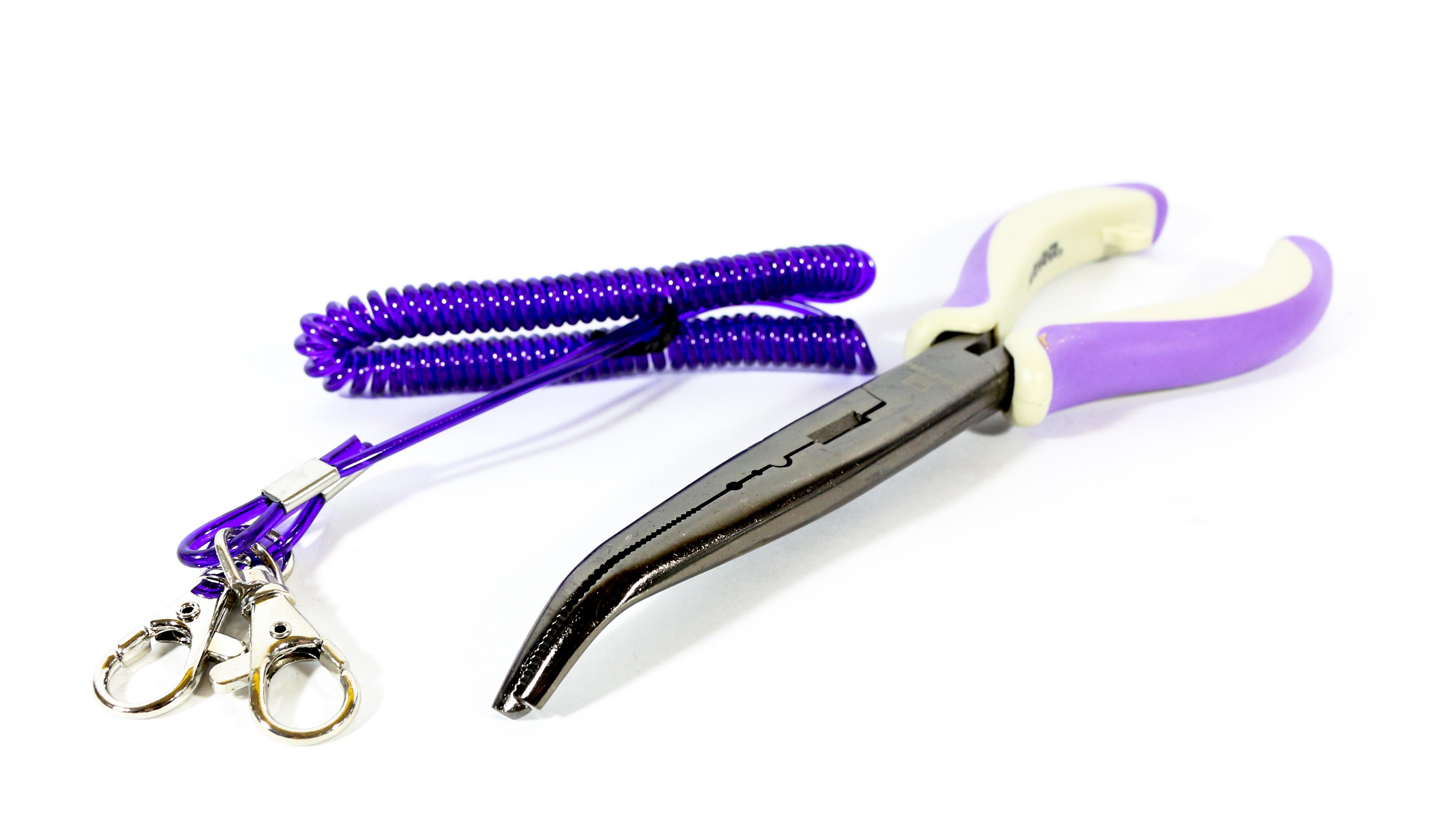 

Kahara Split Ring Pliers Bent Nose Stainless 8 Inch with Lanyard (0508)