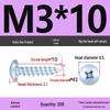 Galvanized M3 Phillips Flat Head Self-Tapping Wood Screws, High-Strength, Large Head