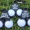 Golf Ball Holder PVC Parody Tee Rack Gag Gift for Golfers Bag Accessories Novelty Design