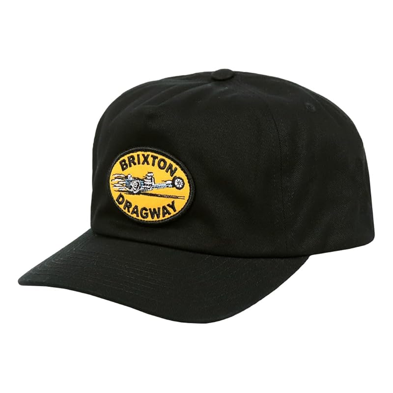 

[Brixton] cap DRAGWAY MP SNPK men s ladies baseball cap brand logo hat street 11686 patch black black [product]