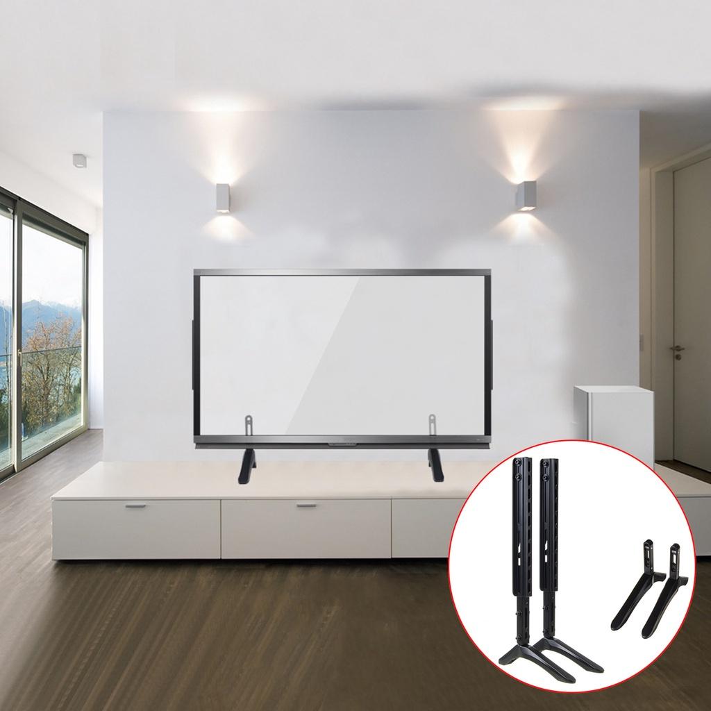 14-100 Zoll Basis LCD Flachbildschirm Tischplatte Sockelhalterung Eisen Einfache Installation Belastung Bis Universal Tisch-TV-Ständer