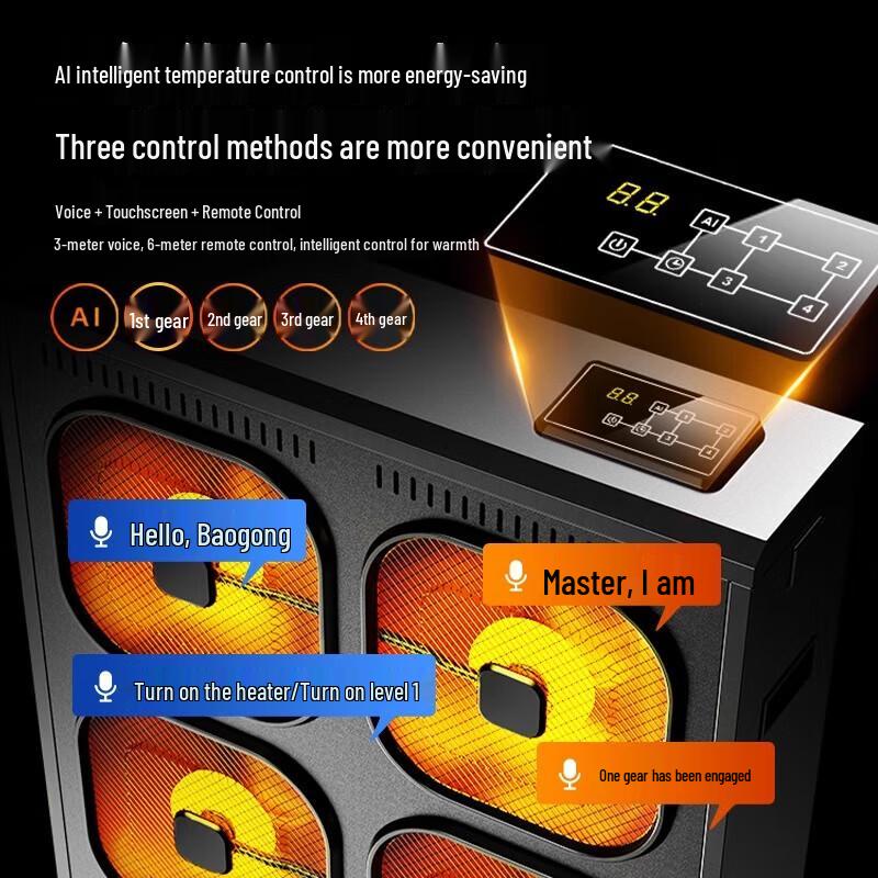 BGE Apollo Fibra de Carbon Încălzitor Electric Industrial