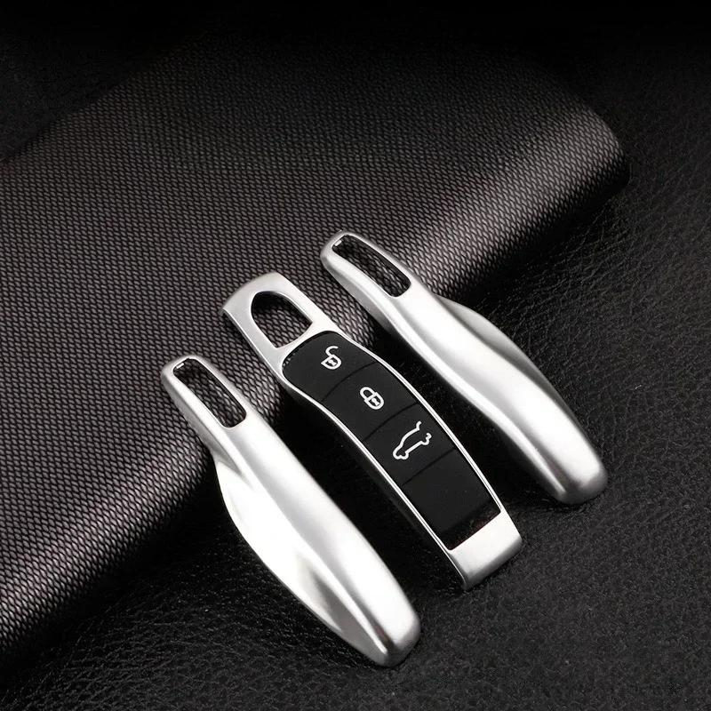 Smart Fernbedienung Schlüsselhülle Fob Hüllen Set Schale für Porsche Panamera Spyder Carrera Macan Boxster Cayman Cayenne 911 970 981 991