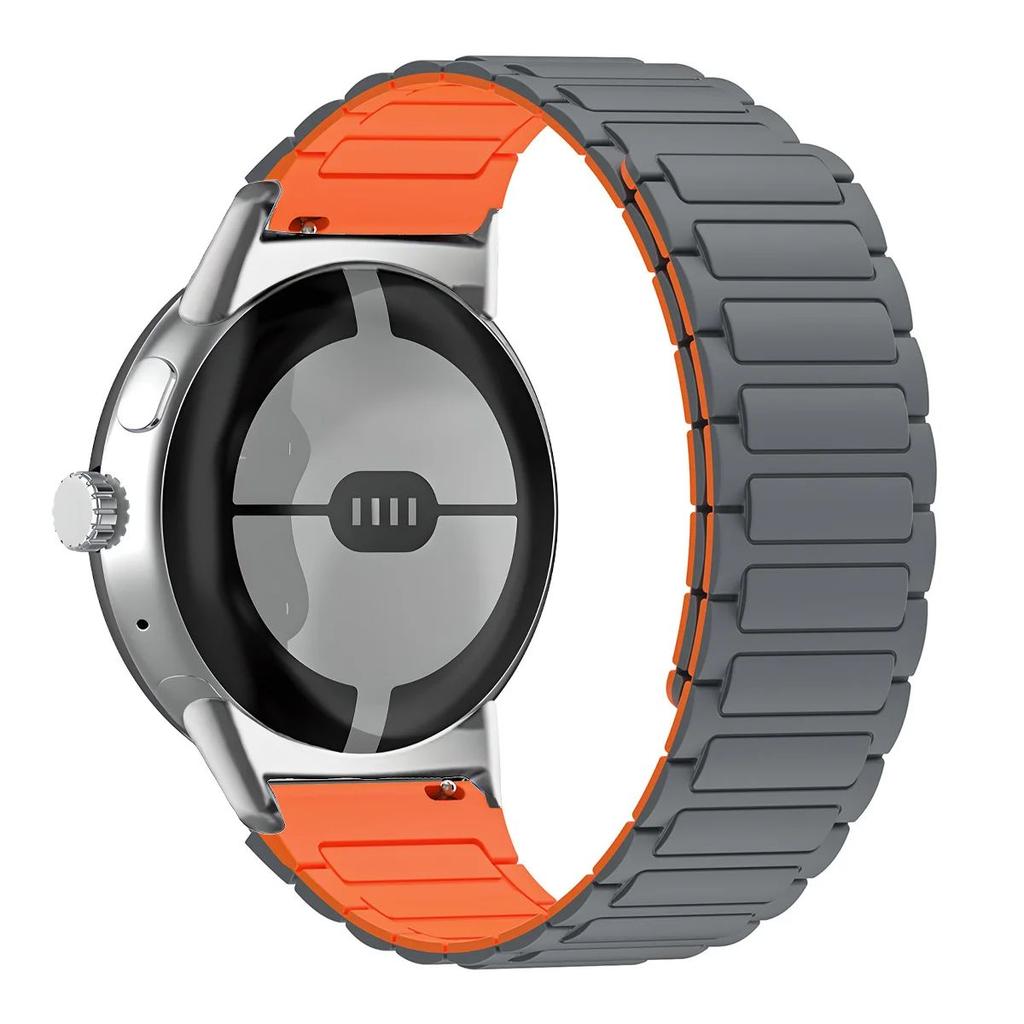 Für Google Pixel Watch 3 2 1 45mm 41mm Magnetisches Silikon-Ersatzarmband für Google Pixel Watch 3 2 1 Sport-Armband