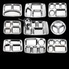 304 Stainless Steel Compartmented Meal Tray