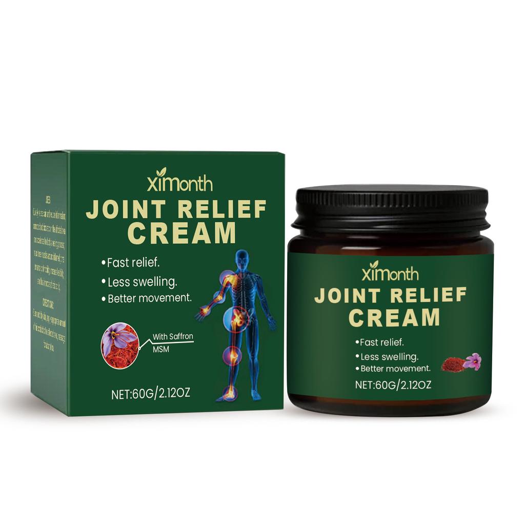 XIMONTH Saffron Body Soothing Cream Daily Gentle Care External Massage Relieving Cream Full Body Use