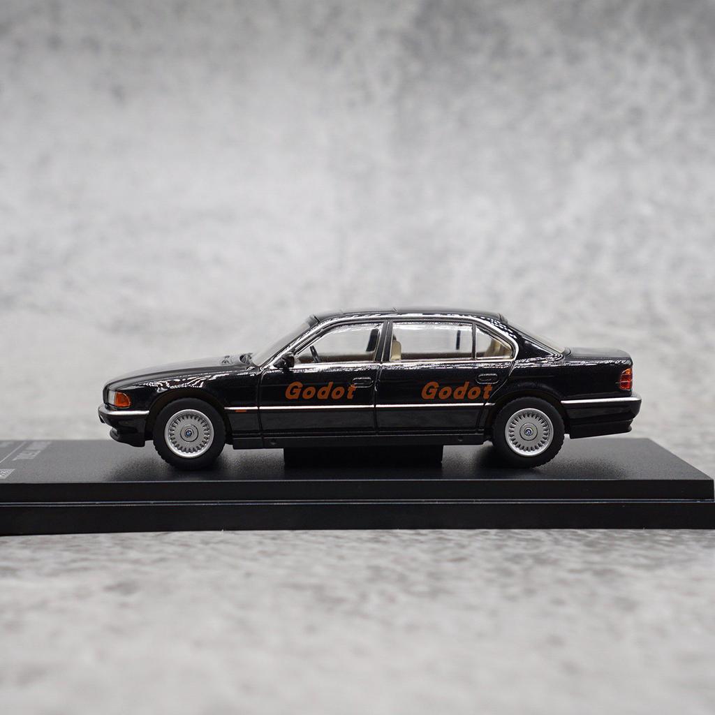 AR-Box 1:64er Maßstab Diecast Legierung BMW 750iL E38 Limousine Spielzeugautos Modell Klassiker Nostalgie Geschenke für Erwachsene Souvenir Statische Ausstellung