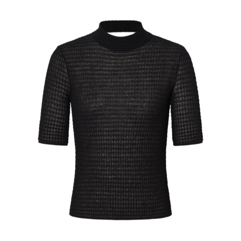 

Edition Women s Sheer Back Hollow Knit Top M