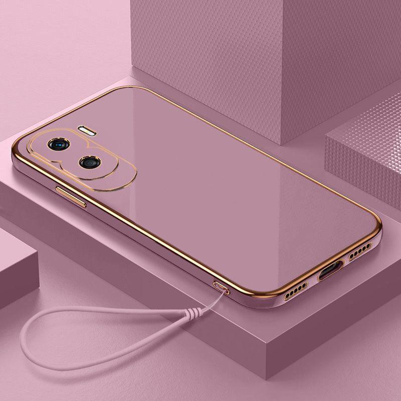 

Чехол для Honor 90 Lite Honor 90 Lite, роскошный чехол для телефона с квадратным покрытием CRT-NX1, противоударный мягкий силиконовый чехол из ТПУ