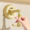 Suction Cup Hooks 360-degree Rotating Wall Mount Organizer with 6 Hooks No Drilling Hanging Rack for Kitchen Bathroom Dresser Cooking Utensils Keys