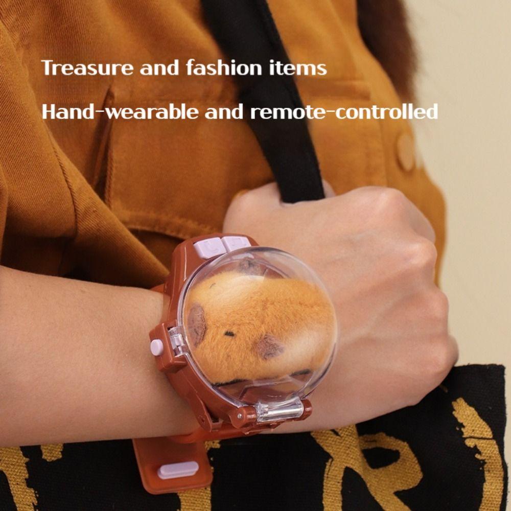 Kapibara Kreskówkowy Zegarek 3D Elektryczna Zabawka Ładowanie przez USB Zabawki Wyścigowe Królik dla Dzieci/Studentów Prezent