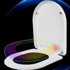Universal Not Slip Toilet Seat Replacement Heavy Duty Quiet Slow Closing Designs Lid Case for Classical Toilet Models