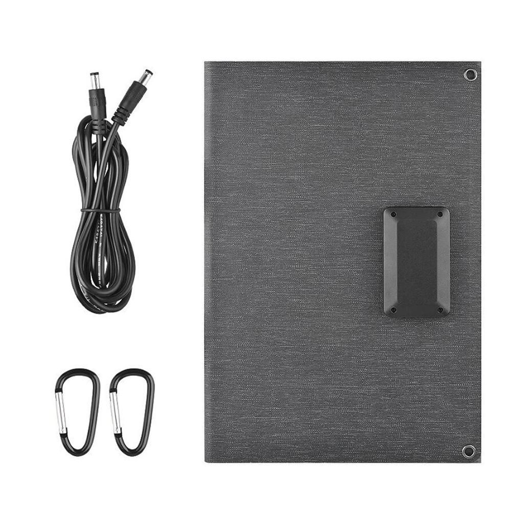 

Уличная складная солнечная панель 45 Вт 5 В 9 В 12 В Солнечное зарядное устройство для телефона Водонепроницаемый Портативный Солнечная батарея Солнечный павербанк для путешествий чёрный