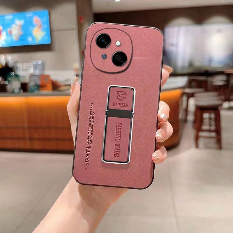 

Для Tecno POP 9 Skinsheep кожаный защитный чехол для камеры для Tecno POP9 Spark GO 1 2024 магнитный держатель подставка защитный силиконовый чехол для края Tecno Spark GO 2024 вино красного